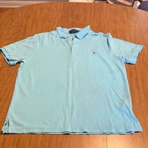 Polo by Ralph Lauren Men's Sky Blue Polo Shirt